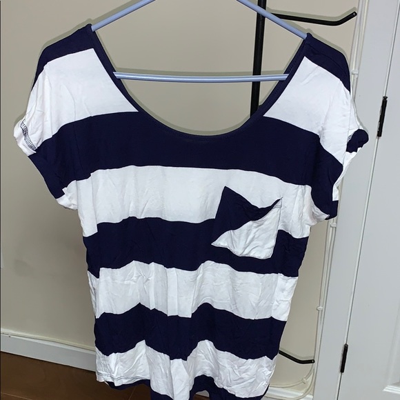 Blue & White Striped Top - Picture 4 of 10